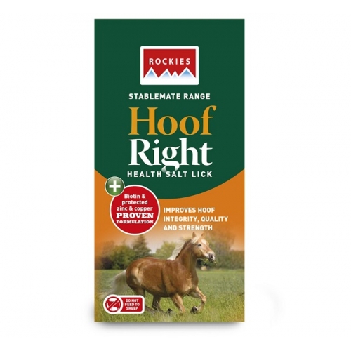 Rockies Hoof Right Salt Lick For Horses 2kg